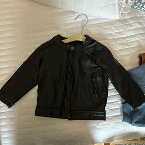 Hudson Baby Boy Faux Leather Jacket